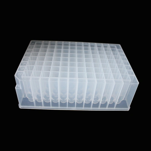 96 Well Plate, 2.2 mL, Square Well, U bottom, 50/box