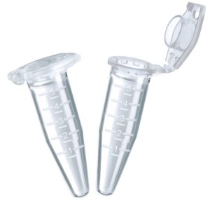 5 ml centrifuge tube, conical bottom, clip-lid