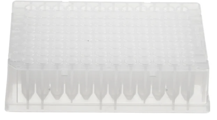 96-Well 0.8 mL Deep well Plate, round well conical bottom